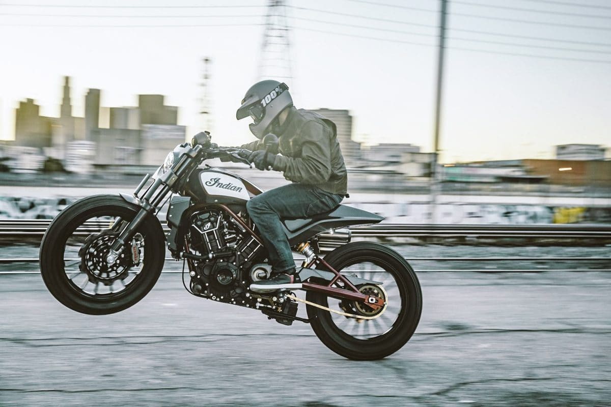 תערוכת Eicma 2017: אופנוע פלאט טראק אינדיאני