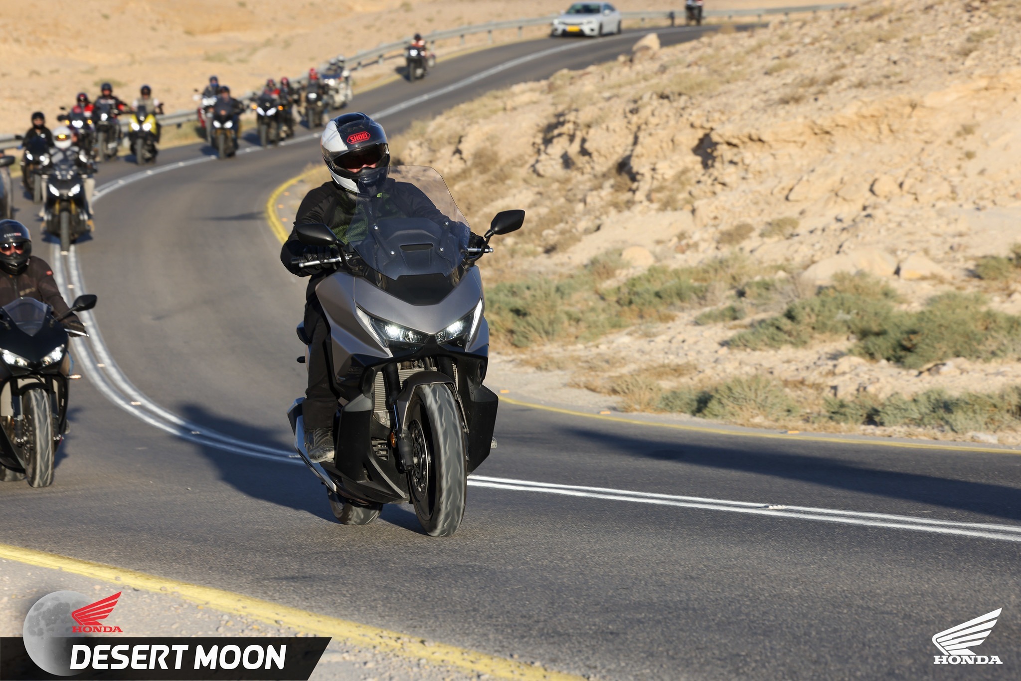 טיול Desert Moon של מועדון רוכבי הונדה לים המלח
