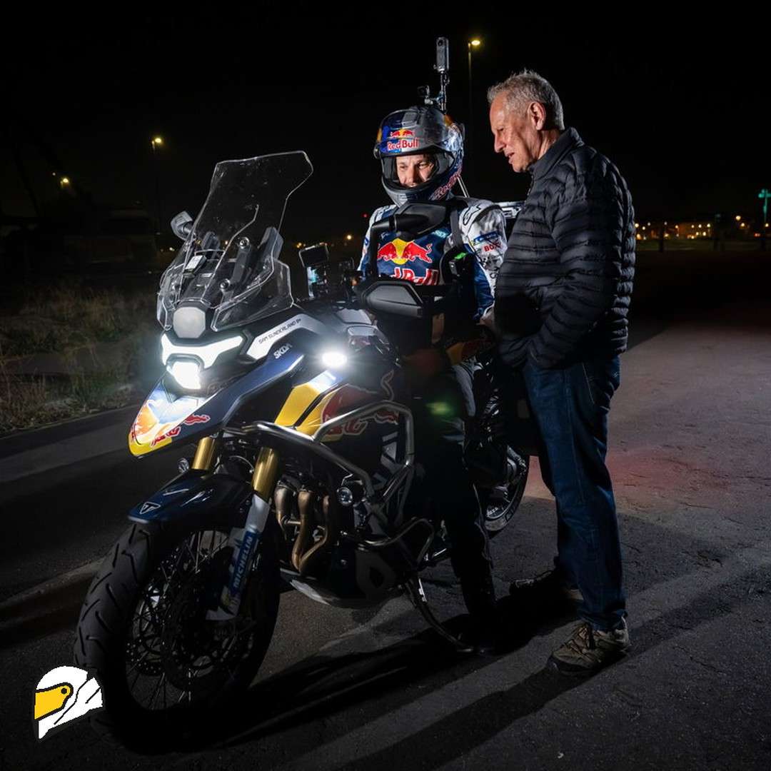 טריומף טייגר 1200 החדש נחשף בטעות בניסיון שיא עולמי